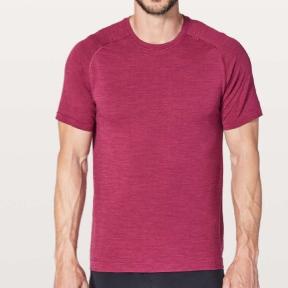 lululemon athletica Other - Lululemon Violet Red Metal Vent Tech Surge Short Sleeve T-Shirt | Size Medium